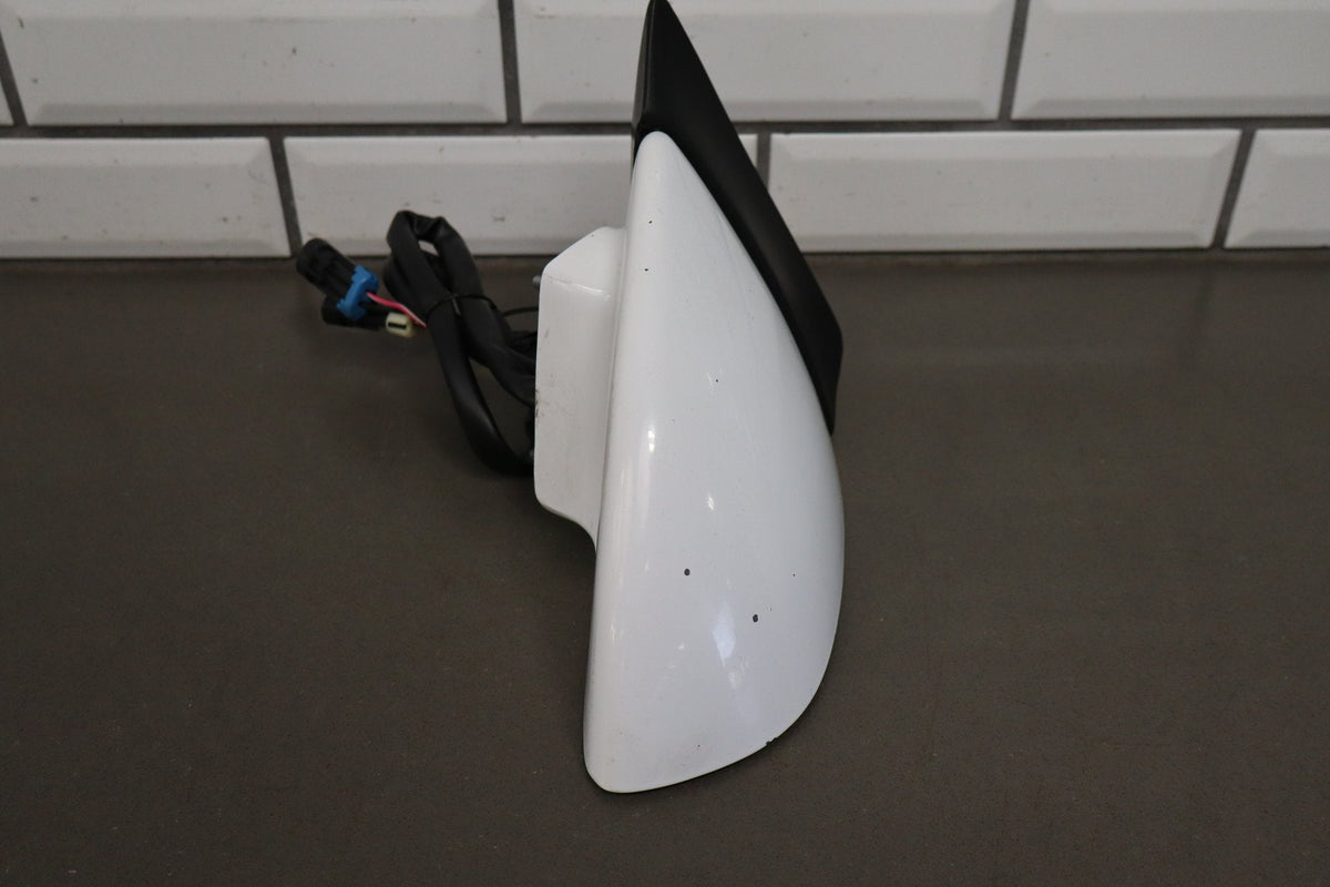 1988-1996 Chevrolet Corvette Left Door Mirror Artic White 10 10273679