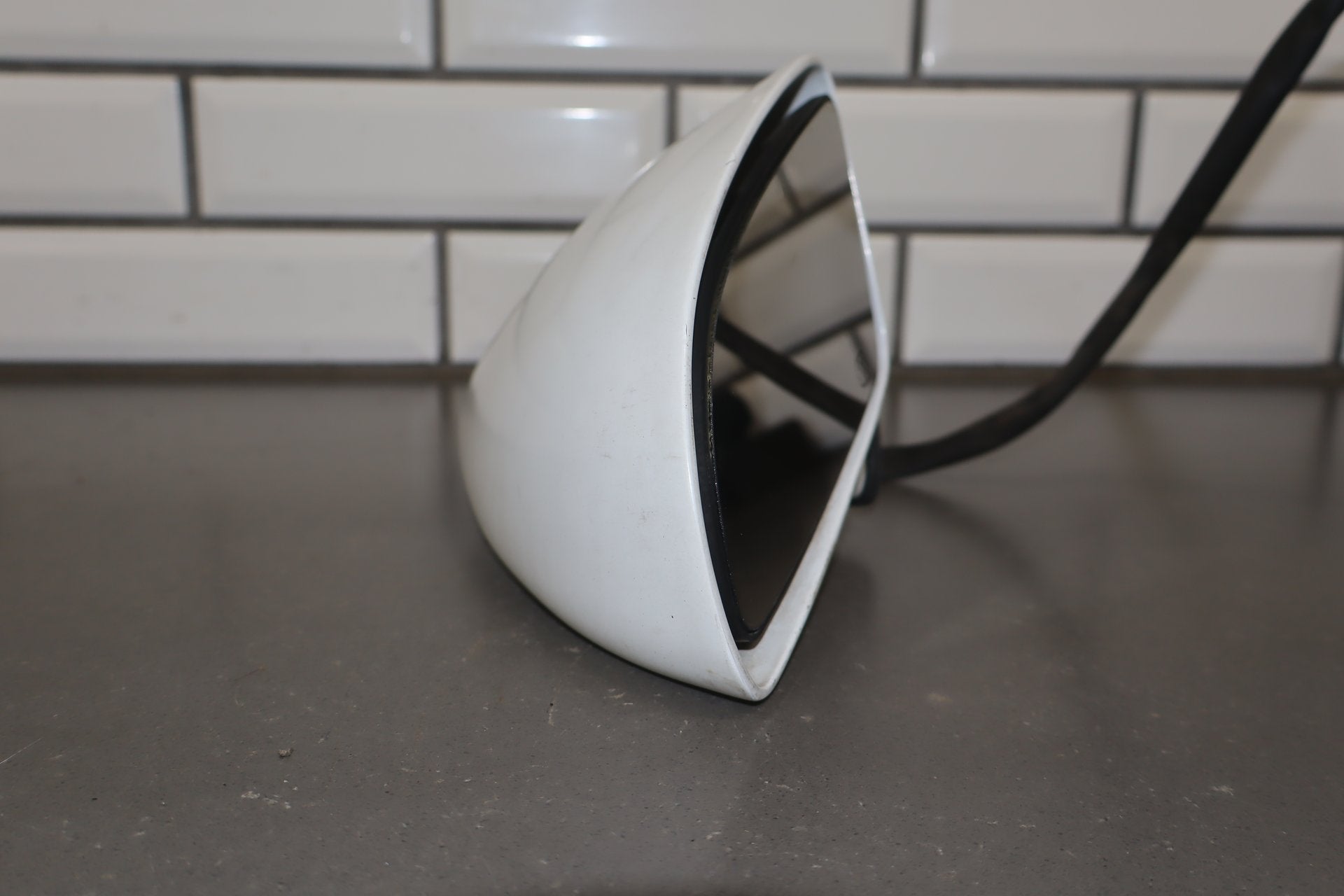 1988-1996 Chevrolet Corvette Left Door Mirror Artic White 10 10273679