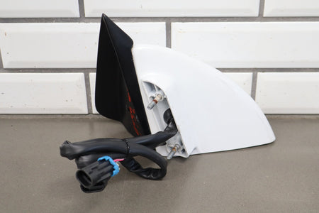 1988-1996 Chevrolet Corvette Left Door Mirror Artic White 10 10273679