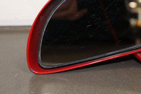 1988-1996 Chevrolet Corvette Left Door Mirror Bright Red 81 10273679