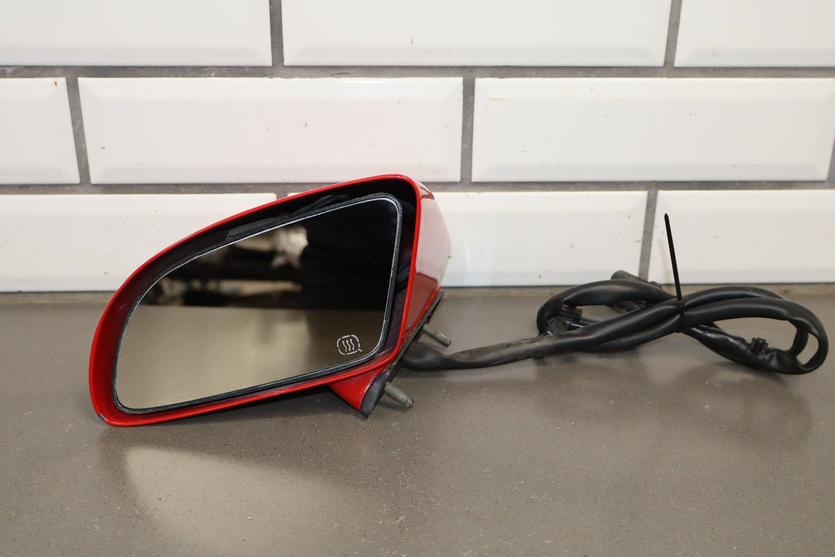 1988-1996 Chevrolet Corvette Left Door Mirror Bright Red 81 10273679