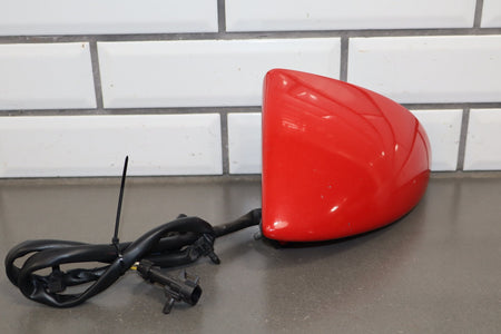 1988-1996 Chevrolet Corvette Left Door Mirror Bright Red 81 10273679
