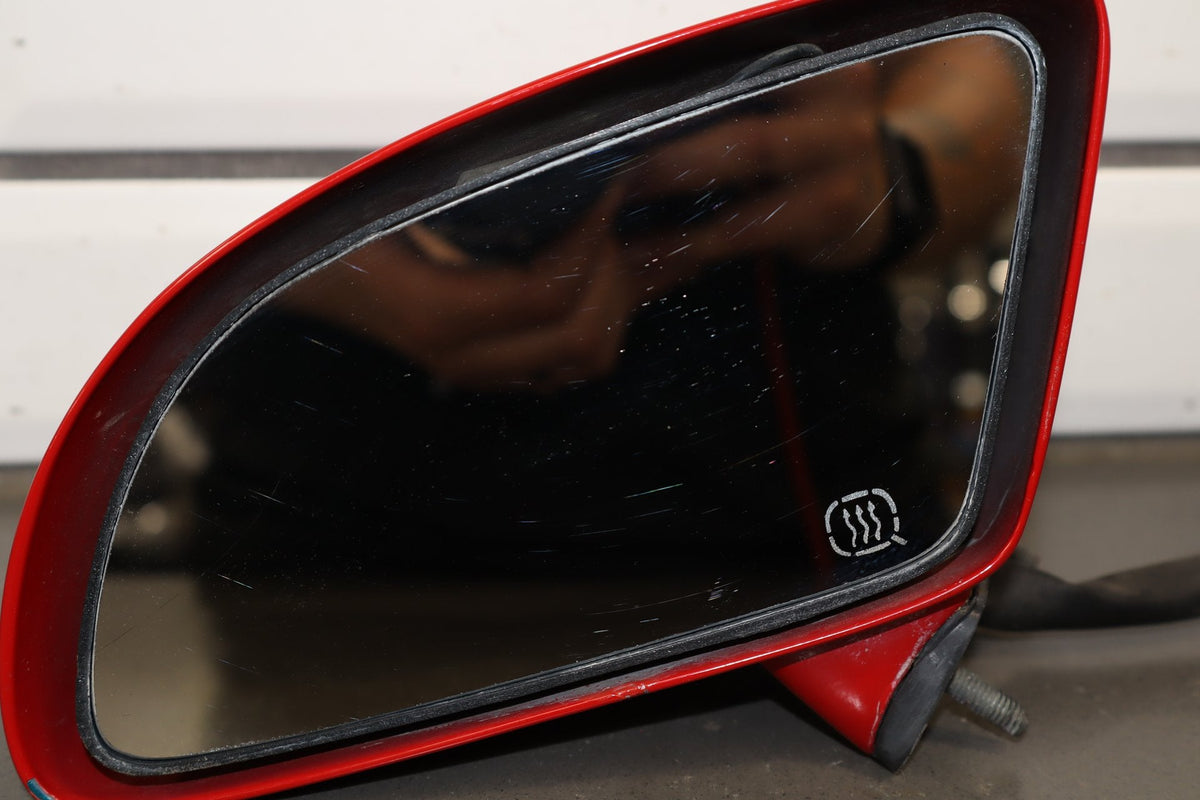 1988-1996 Chevrolet Corvette Left Door Mirror Bright Red 81 10273679