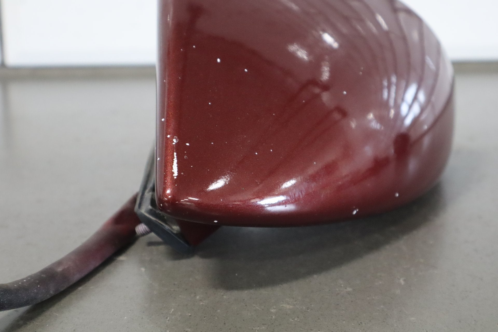 1988-1996 Chevrolet Corvette Left Door Mirror Dark Red 75 10273679