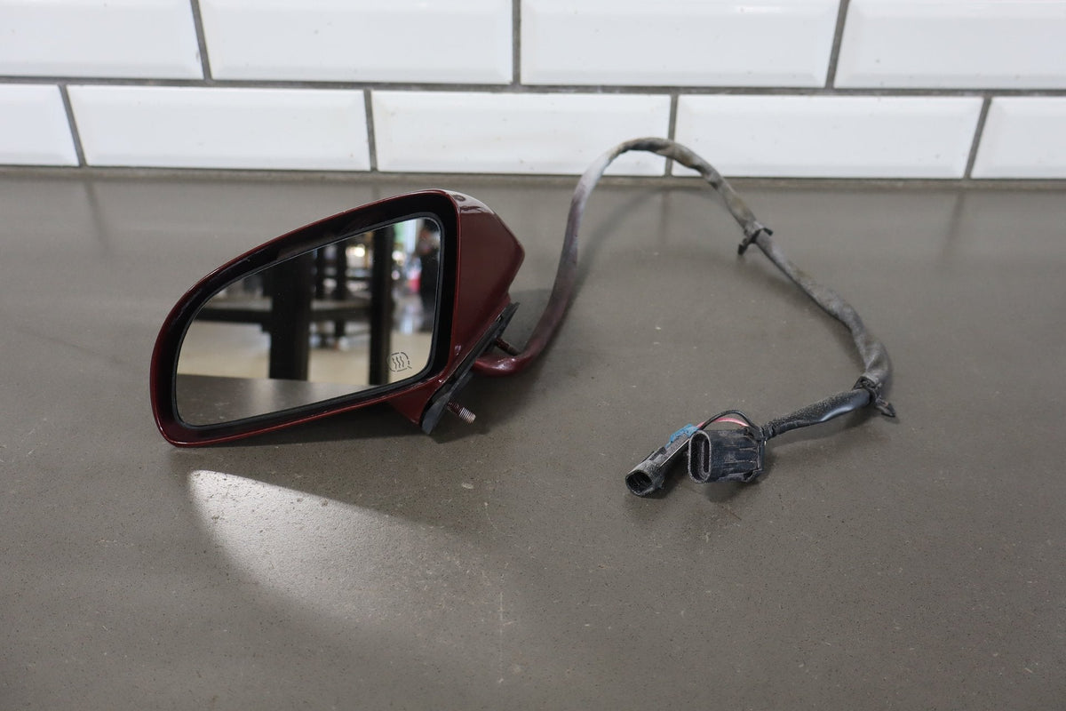 1988-1996 Chevrolet Corvette Left Door Mirror Dark Red 75 10273679