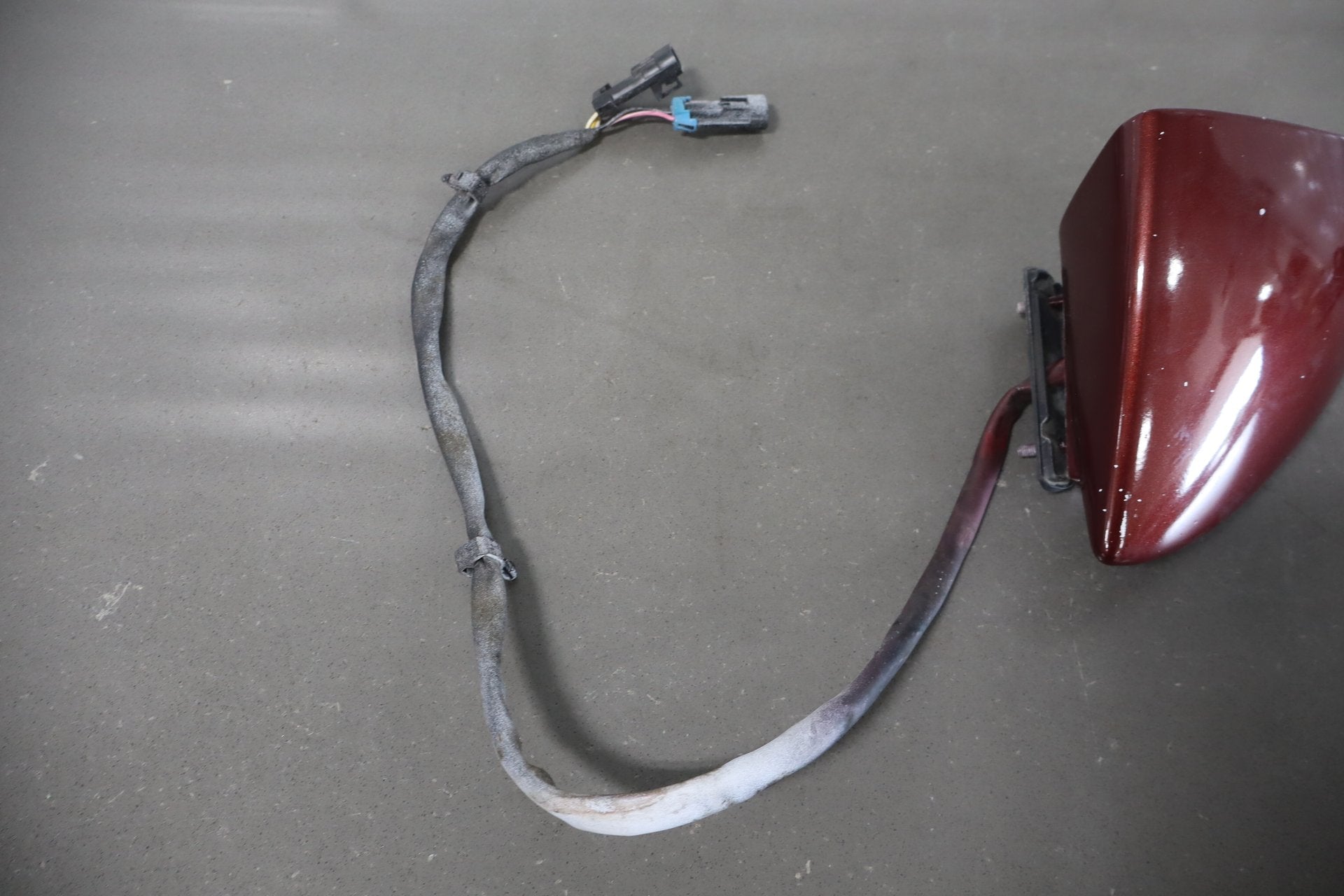 1988-1996 Chevrolet Corvette Left Door Mirror Dark Red 75 10273679