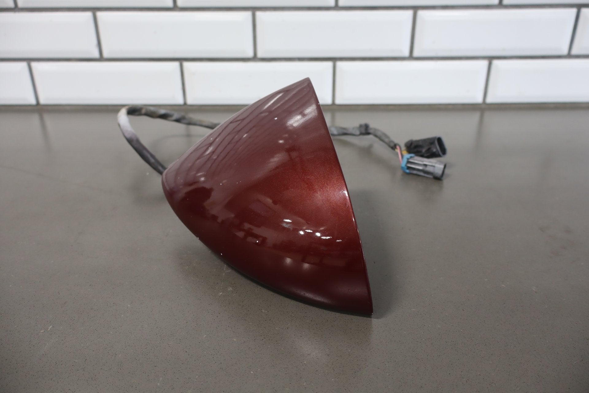 1988-1996 Chevrolet Corvette Left Door Mirror Dark Red 75 10273679