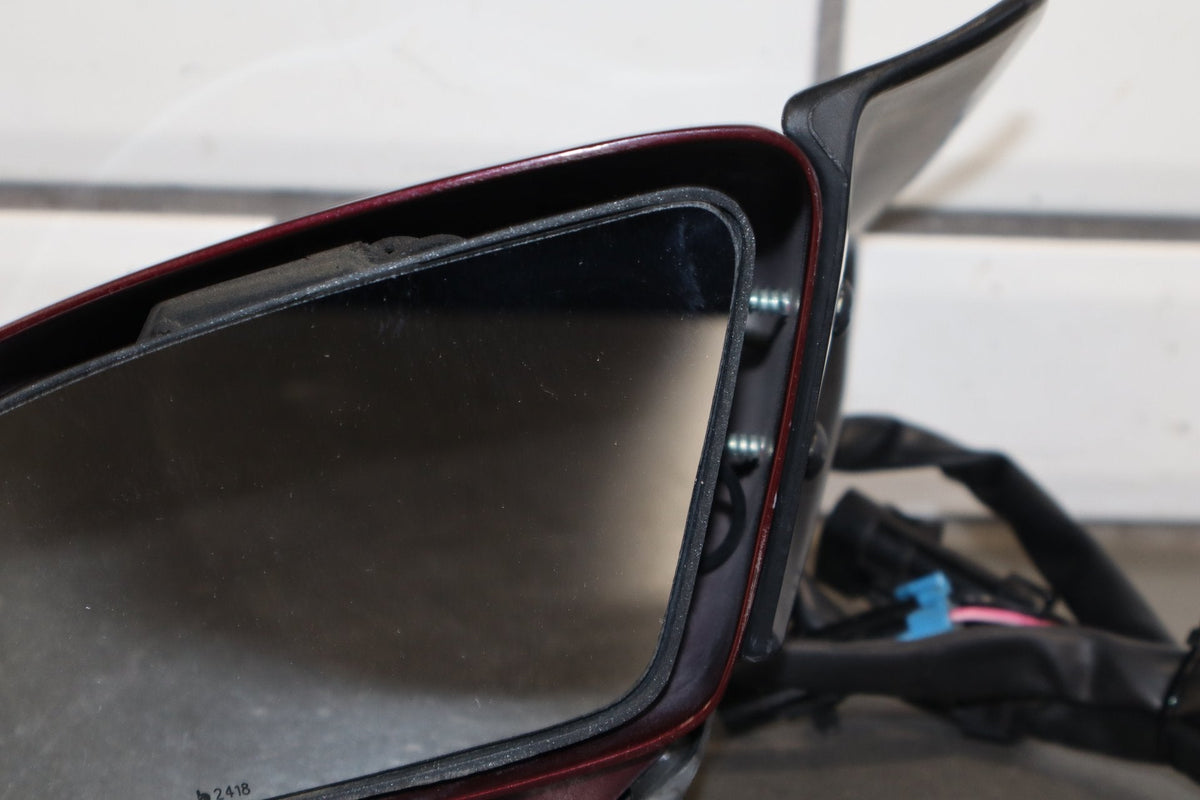 1988-1996 Chevrolet Corvette Left Door Mirror Ruby Red 68 10273679