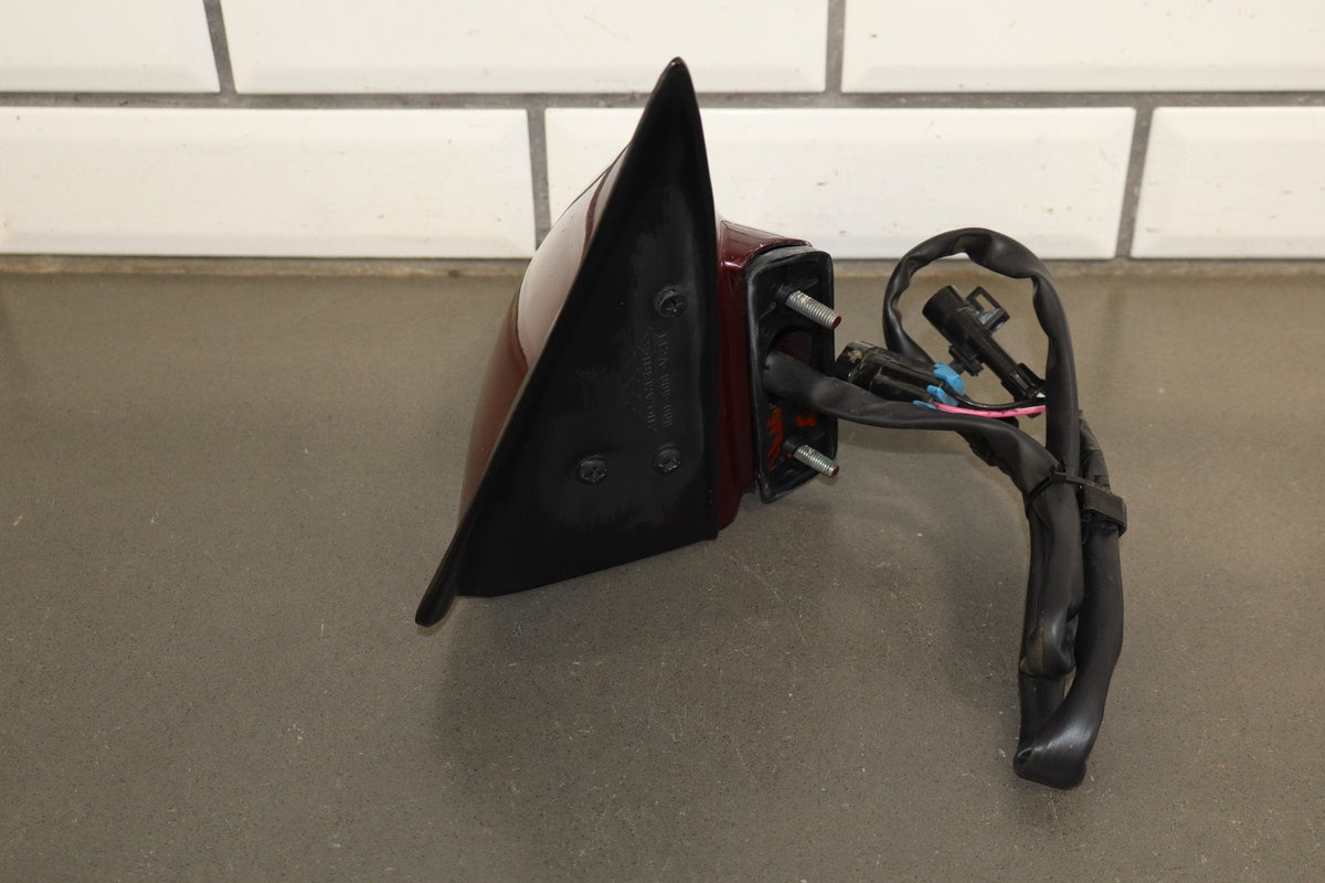 1988-1996 Chevrolet Corvette Left Door Mirror Ruby Red 68 10273679
