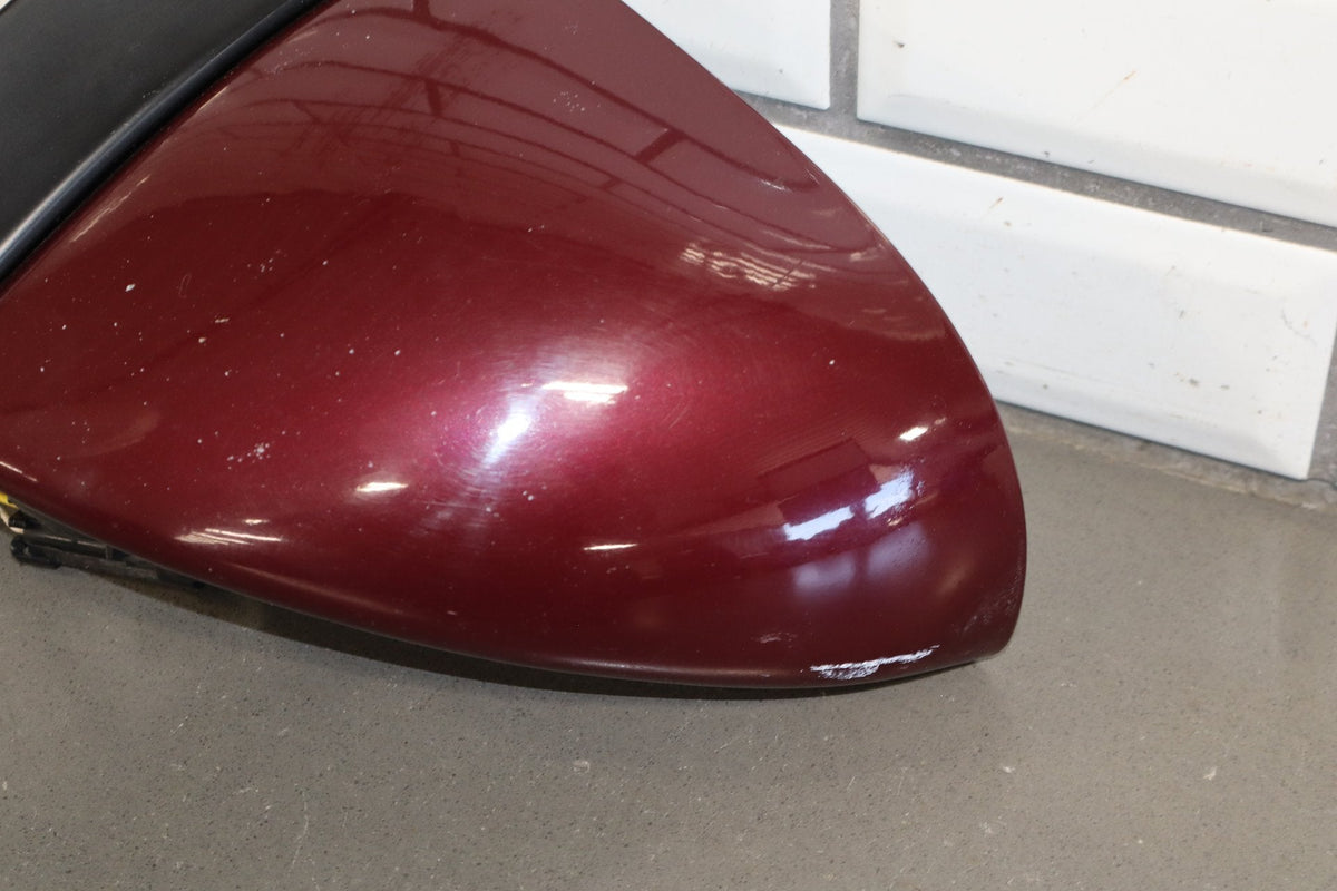 1988-1996 Chevrolet Corvette Left Door Mirror Ruby Red 68 10273679