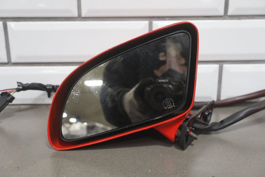 1988 - 1996 Chevrolet Corvette Left Power Door Mirror *Torch Red 70* 10273679