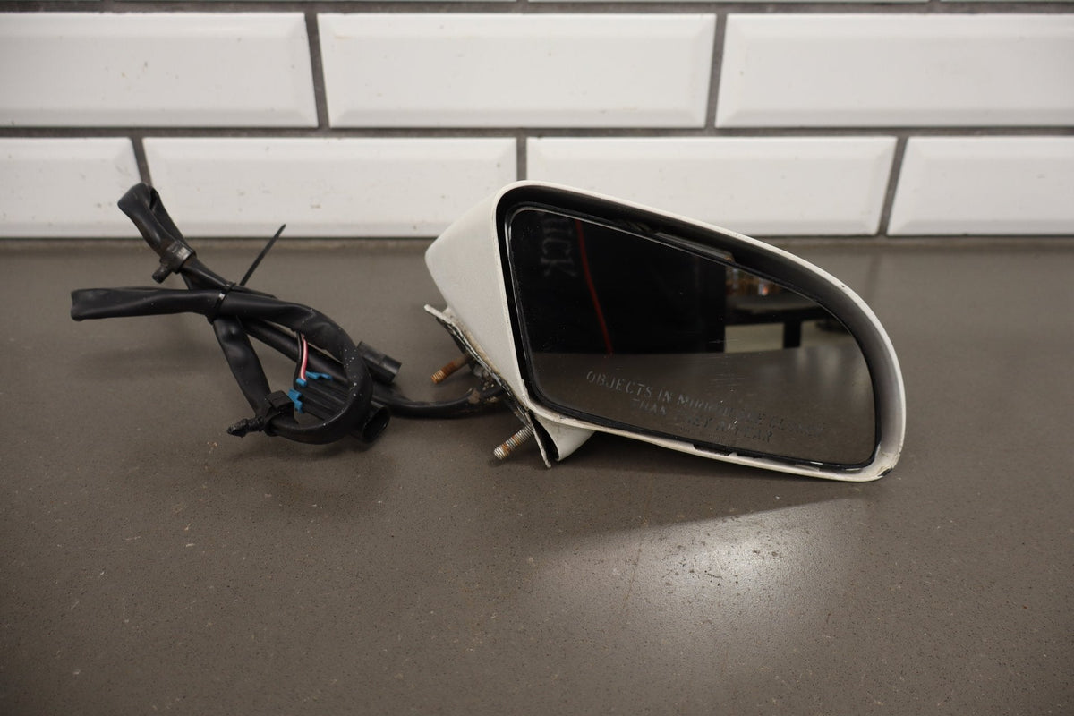 1988-1996 Chevrolet Corvette Right Door Mirror Artic White 10273680