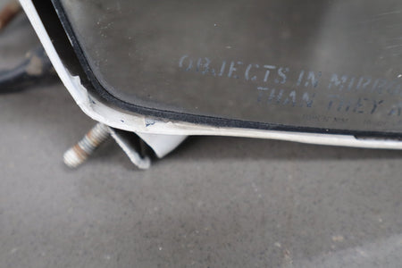 1988-1996 Chevrolet Corvette Right Door Mirror Artic White 10273680