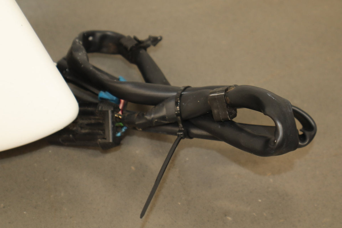 1988-1996 Chevrolet Corvette Right Door Mirror Artic White 10273680