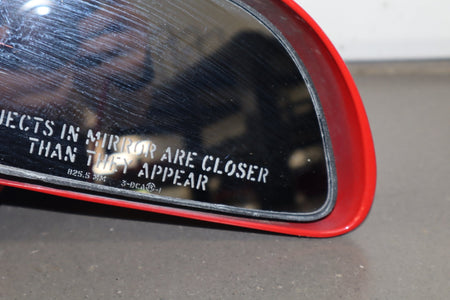 1988-1996 Chevrolet Corvette Right Door Mirror Bright Red 81 10273680