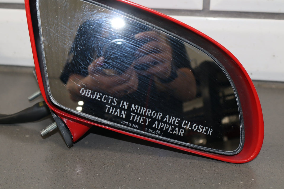 1988-1996 Chevrolet Corvette Right Door Mirror Bright Red 81 10273680