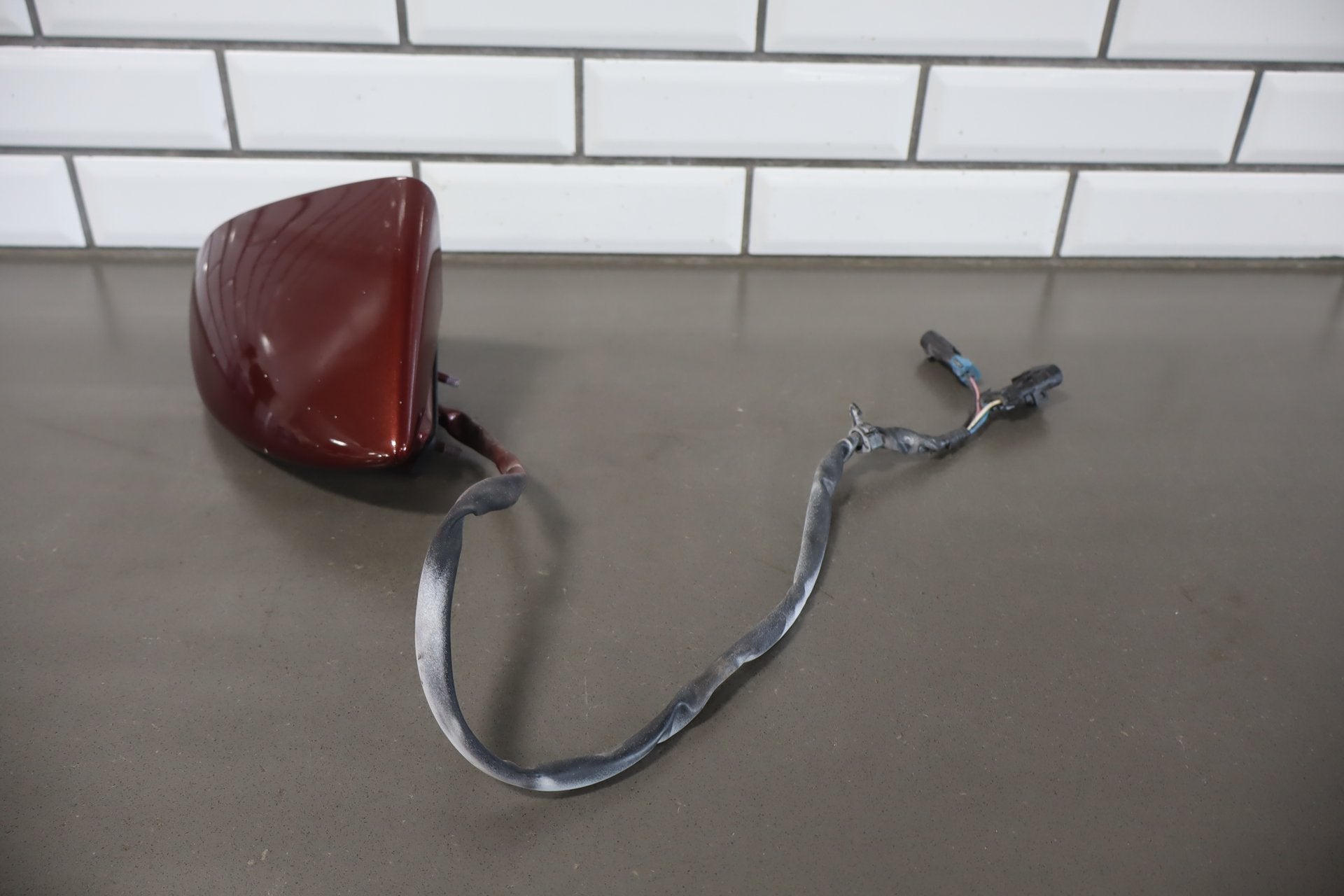 1988-1996 Chevrolet Corvette Right Door Mirror Dark Red 75 10273680