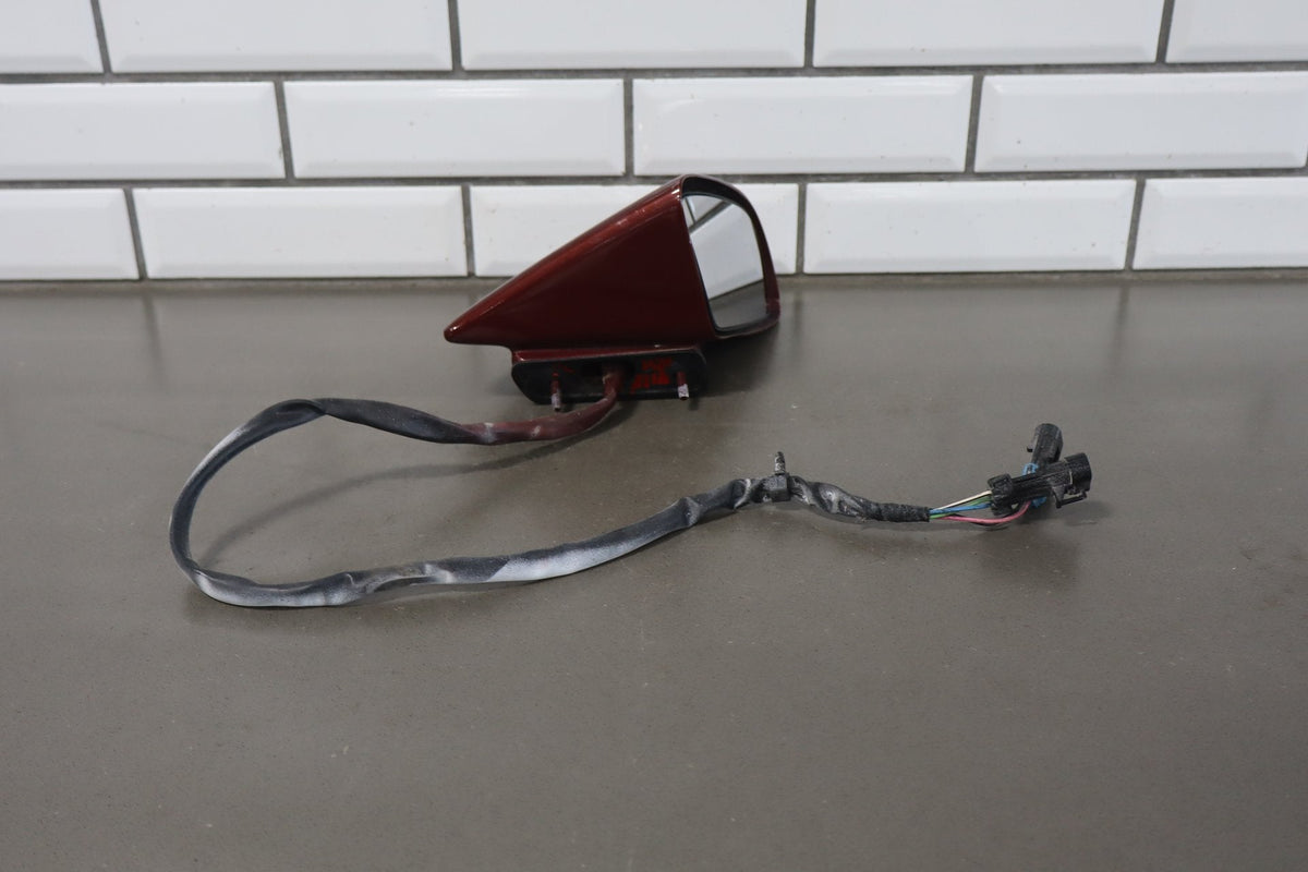 1988-1996 Chevrolet Corvette Right Door Mirror Dark Red 75 10273680