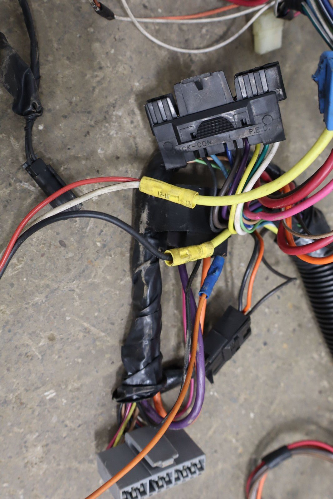 1988 C4 Corvette Cabin Fuse Box W/Dash Wiring Harness *See Notes*