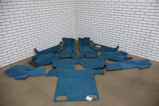1988 C4 Corvette Interior Carpet Clean - Out *Med Blue 212*