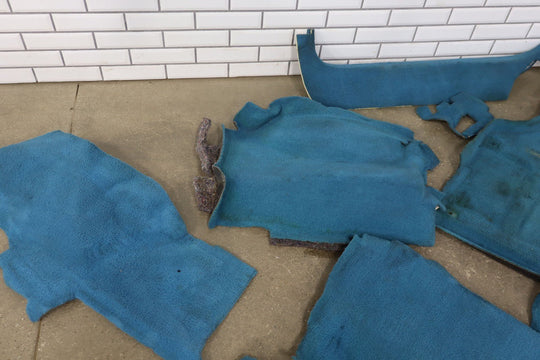 1988 C4 Corvette Interior Carpet Clean - Out *Med Blue 212*