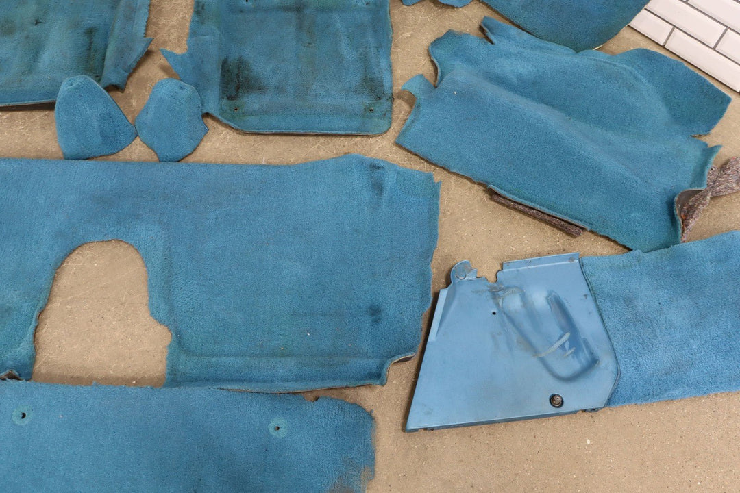 1988 C4 Corvette Interior Carpet Clean - Out *Med Blue 212*