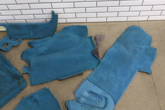 1988 C4 Corvette Interior Carpet Clean - Out *Med Blue 212*