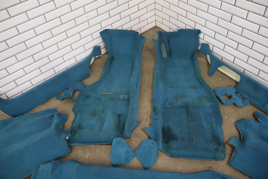 1988 C4 Corvette Interior Carpet Clean - Out *Med Blue 212*