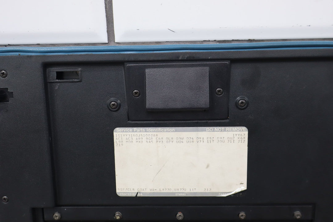 1988 C4 Corvette Interior Center Console Lid W/Hinge *Sun Fade*