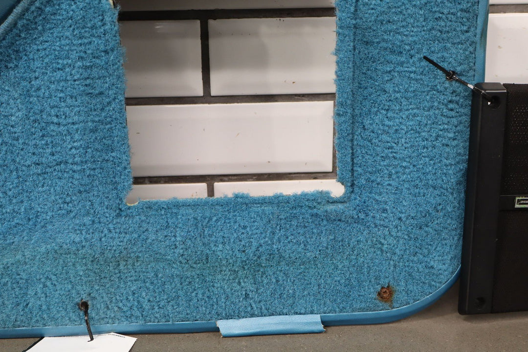 1988 C4 Corvette Pair (2) Med Blue (212) Door Panels W/Handles