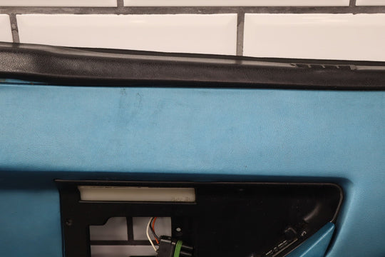 1988 C4 Corvette Pair (2) Med Blue (212) Door Panels W/Handles