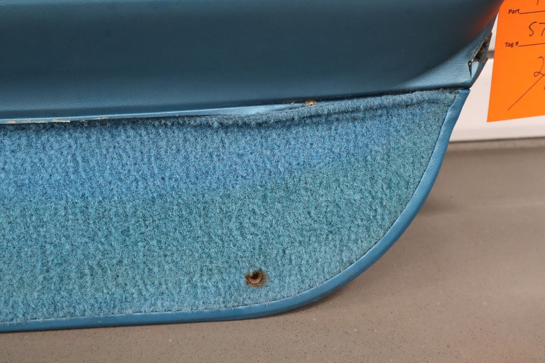 1988 C4 Corvette Pair (2) Med Blue (212) Door Panels W/Handles