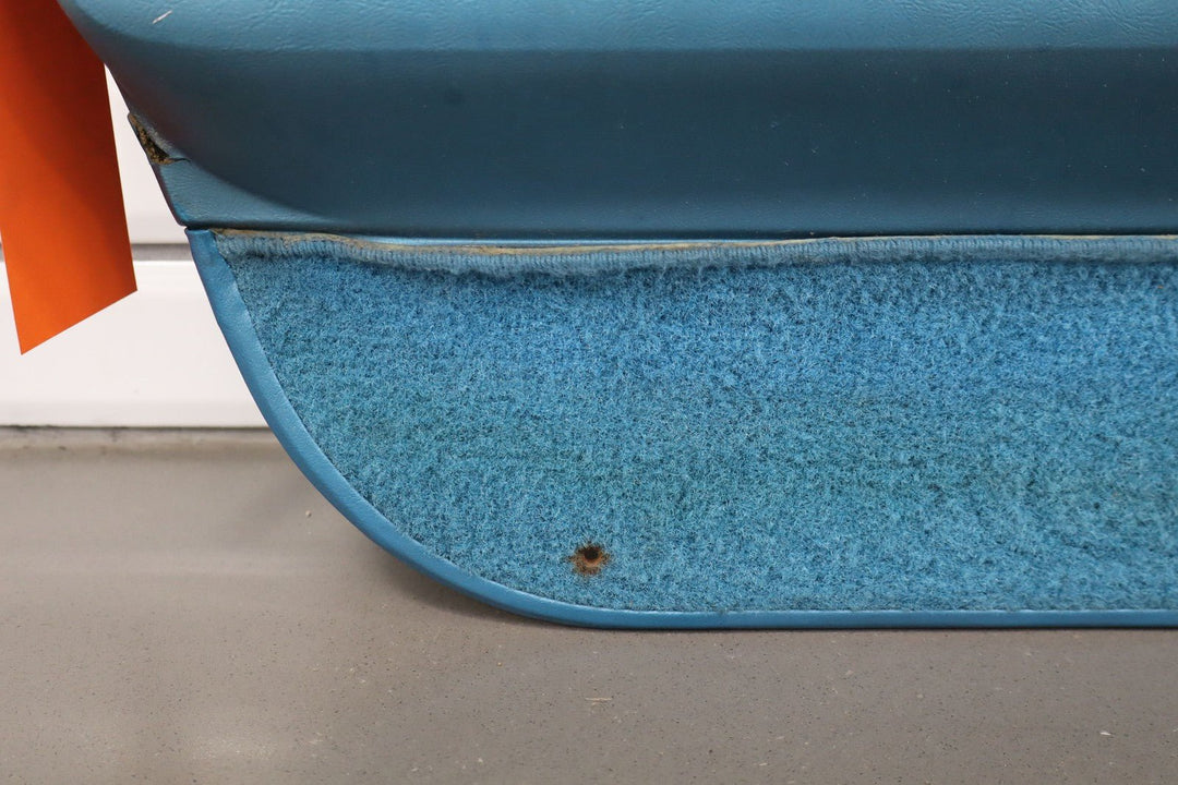 1988 C4 Corvette Pair (2) Med Blue (212) Door Panels W/Handles