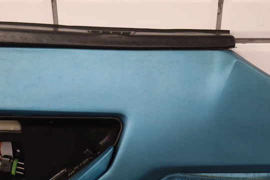 1988 C4 Corvette Pair (2) Med Blue (212) Door Panels W/Handles