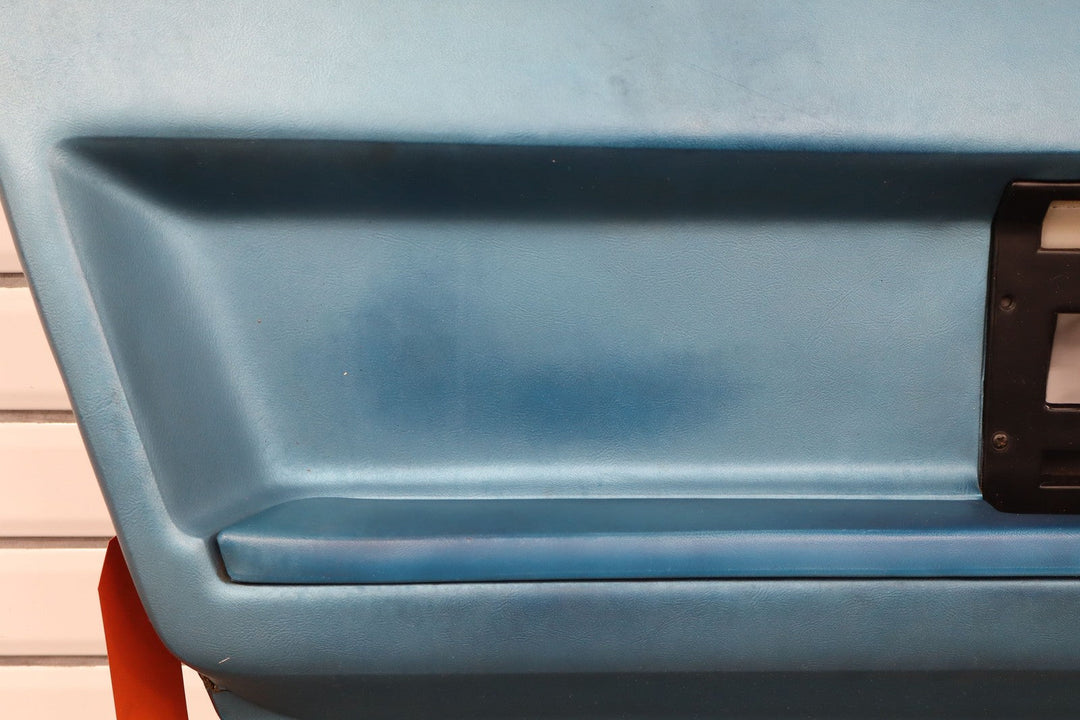 1988 C4 Corvette Pair (2) Med Blue (212) Door Panels W/Handles