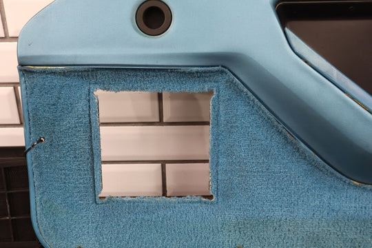 1988 C4 Corvette Pair (2) Med Blue (212) Door Panels W/Handles