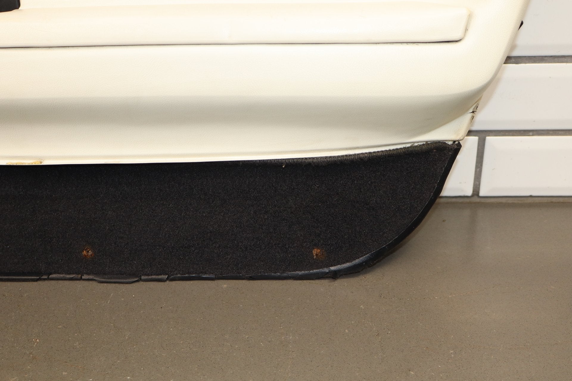 1988 Chevrolet Corvette 35th Anniversary Edition Right Door Trim Panel White
