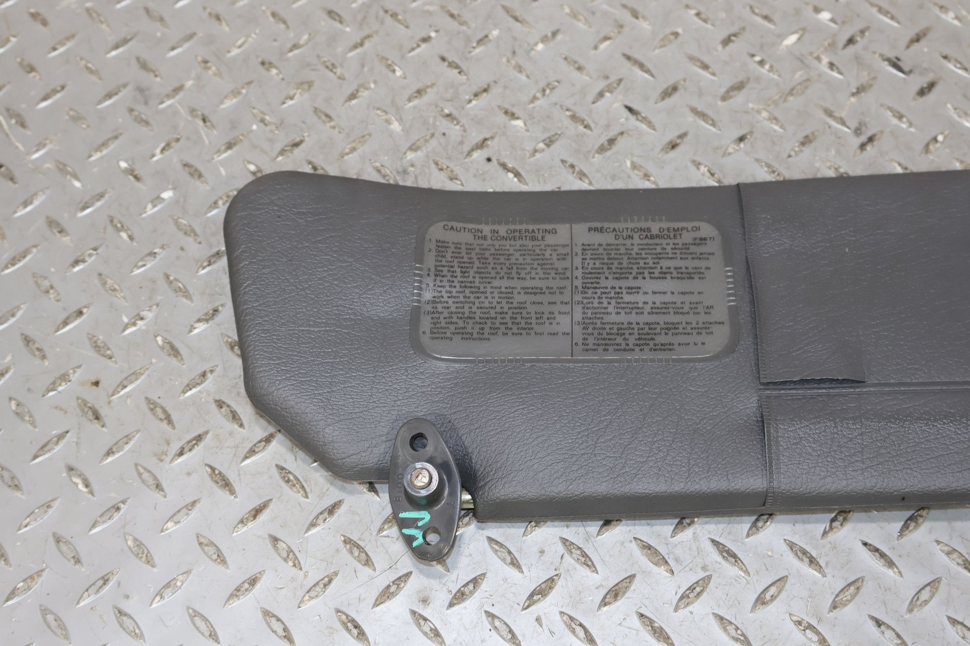 1988 Mazda RX-7- Sun Visor