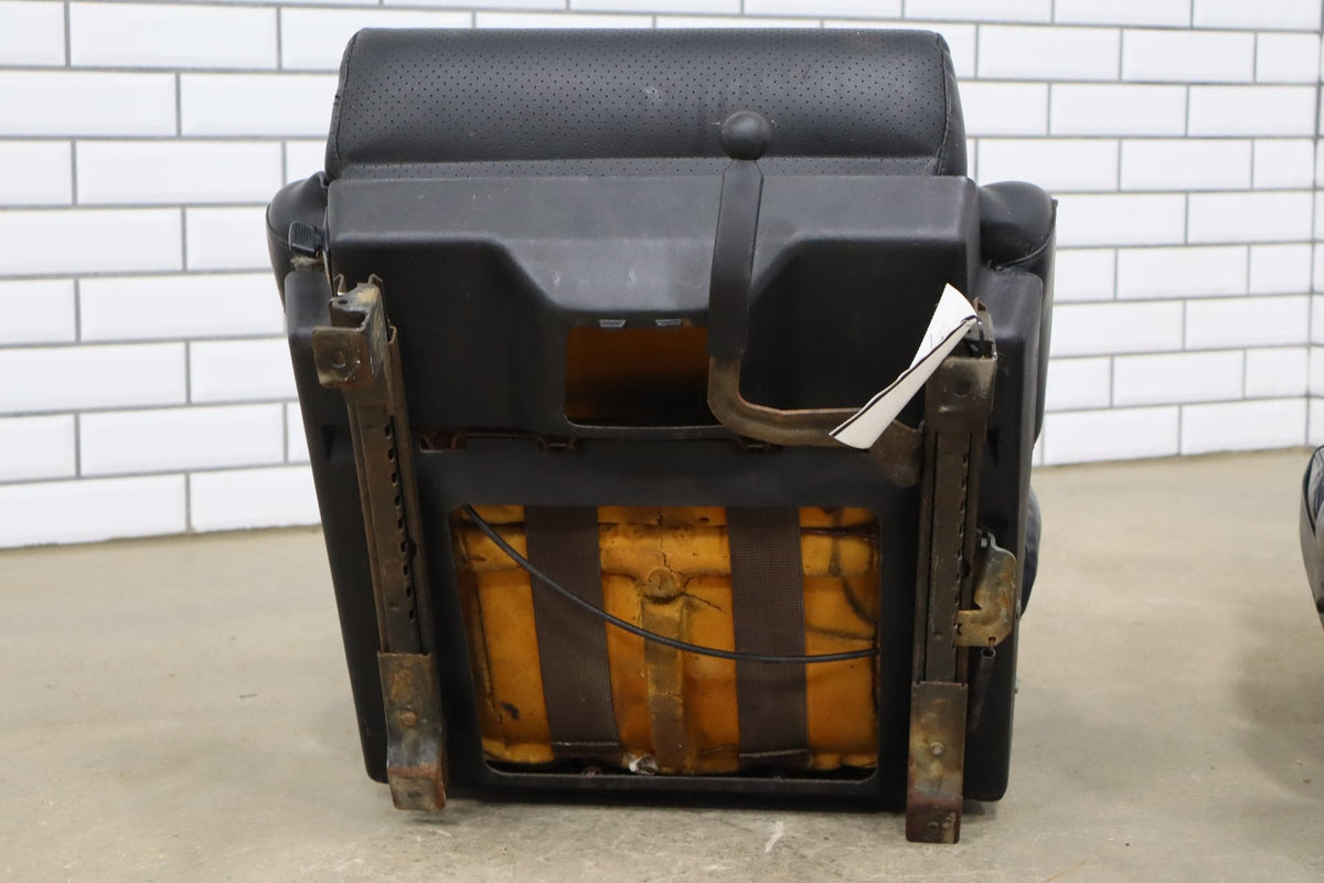 1989-1993 Chevrolet Corvette C4 Power Black Leather Seats Set | See Notes