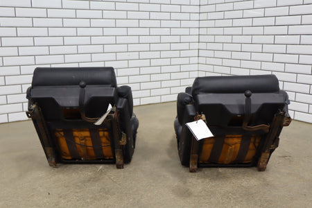 1989-1993 Chevrolet Corvette C4 Power Black Leather Seats Set | See Notes