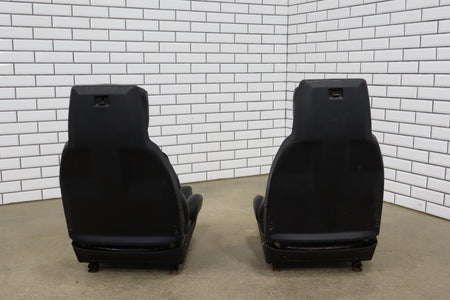 1989-1993 Chevrolet Corvette C4 Power Black Leather Seats Set | See Notes