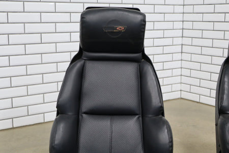 1989-1993 Chevrolet Corvette C4 Power Black Leather Seats Set | See Notes