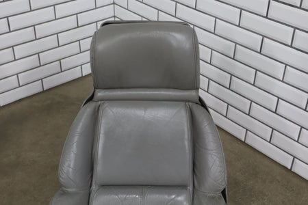 1989-1993 Chevrolet Corvette C4 Power Leather Seats Set | Driver Bolster Torn