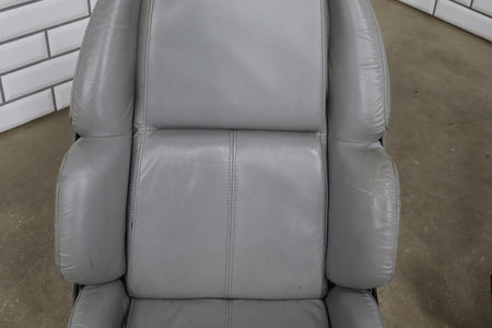 1989-1993 Chevrolet Corvette C4 Power Leather Seats Set | Driver Bolster Torn