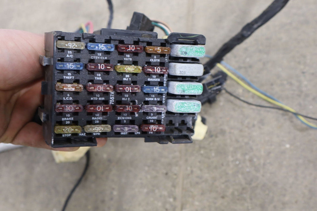 1989 Chevrolet Corvette Dash Wiring Harness