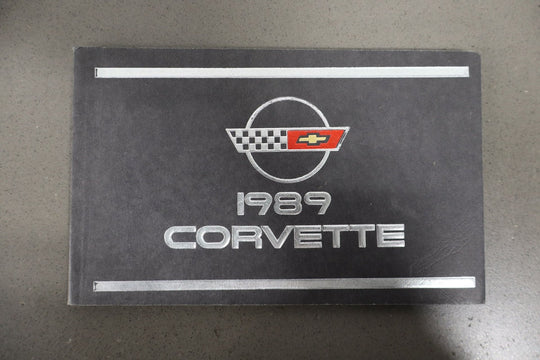 1989 Chevrolet Corvette Owners Manuals W/Pouch