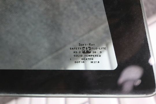 1989 Chevrolet Corvette Rear Heated Back Window Glass