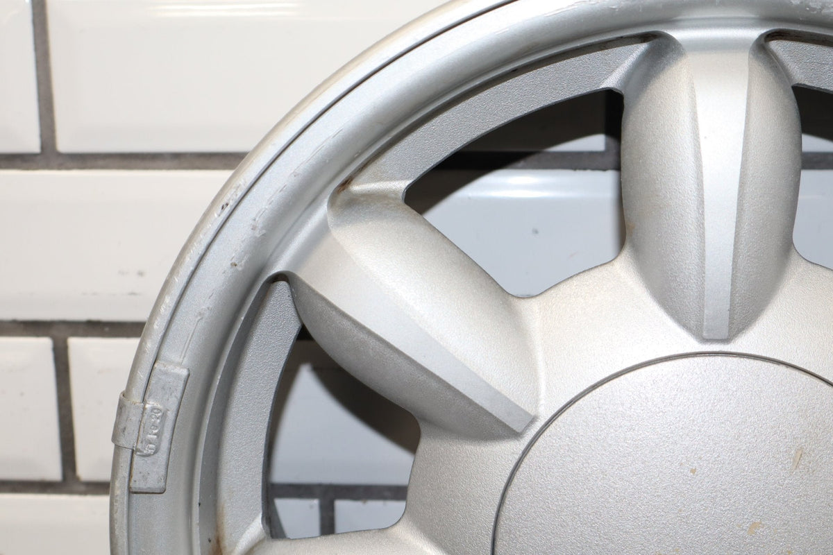 1990-1992 Mazda Miata NA Single (1) 14x5.5 Silver Daisy Wheel W/Center Cap