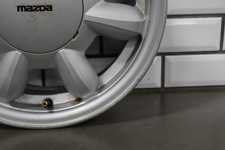 1990-1992 Mazda Miata NA Single (1) 14x5.5 Silver Daisy Wheel W/Center Cap