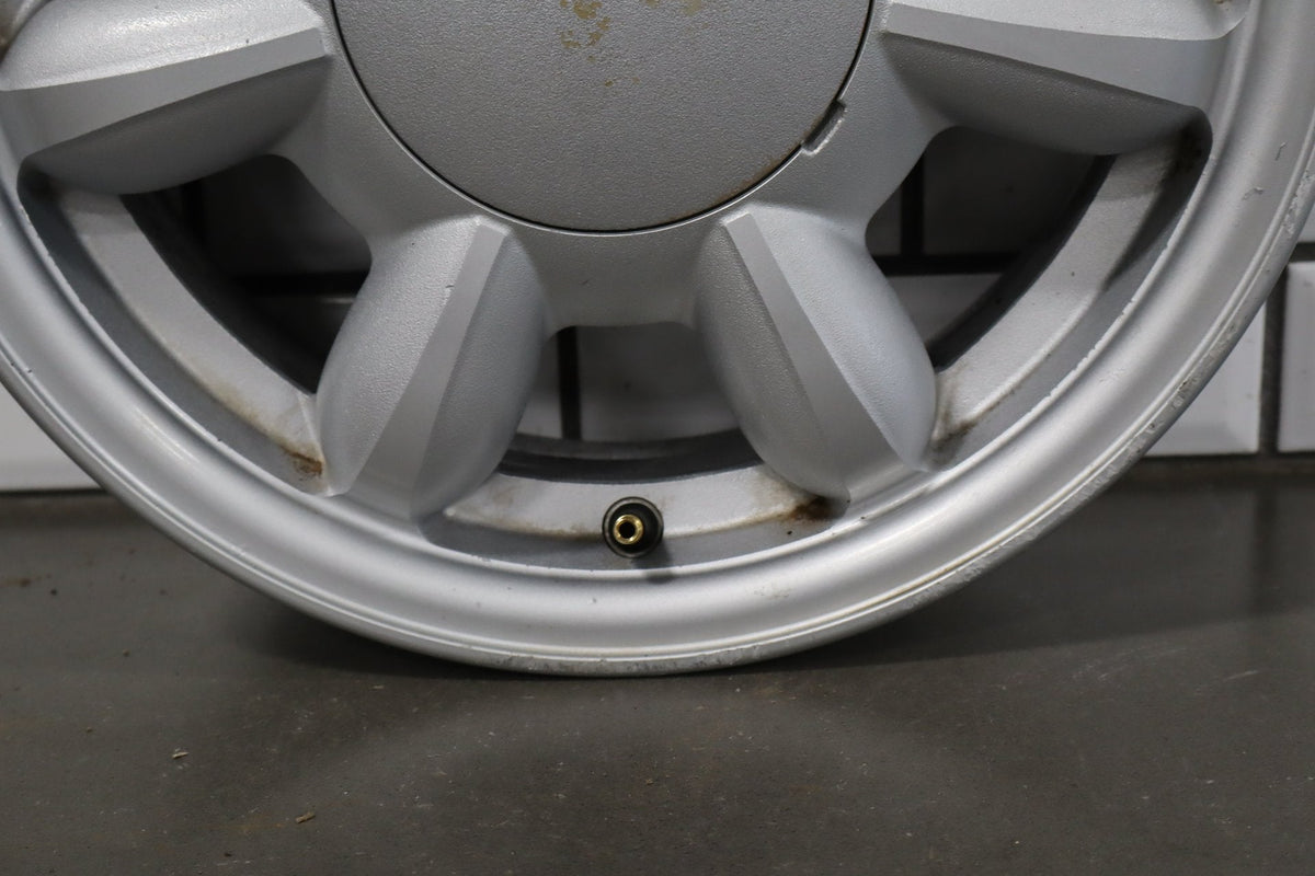 1990-1992 Mazda Miata NA Single (1) 14x5.5 Silver Daisy Wheel W/Center Cap